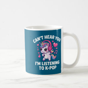 Taza De Café No puedo escucharte Estoy escuchando K-p K P Kawai