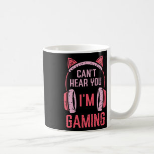 Taza De Café No puedo escucharte Estoy jugando Videojugadora Mu