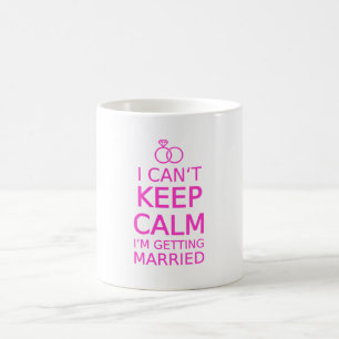 Taza De Café No puedo guardar calma, yo estoy consiguiendo