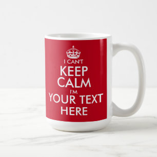Taza De Café No puedo guardar el texto adaptable tranquilo de