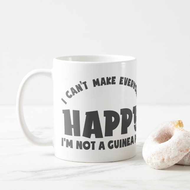 Taza De Café no puedo hacer feliz a todos, no soy conejillo de  (Con donut)