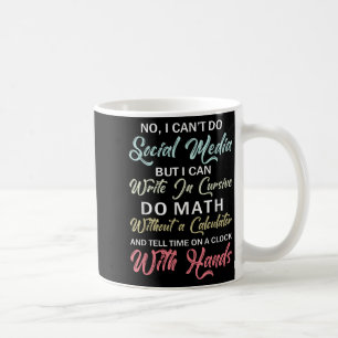 Taza De Café No Puedo Hacer Redes Sociales Humor Divertido Sarc
