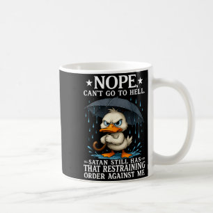 Taza De Café No puedo ir al infierno Satanás todavía tiene orde