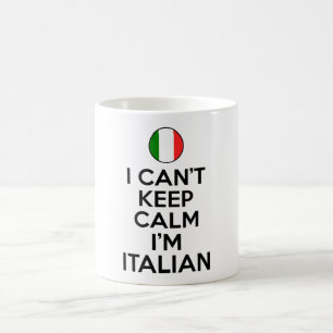 Taza De Café No puedo mantener la calma en italiano