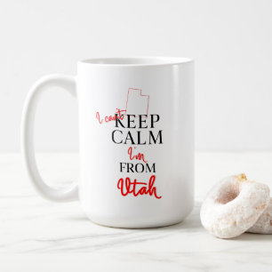 Taza De Café No puedo mantener la calma soy de Utah