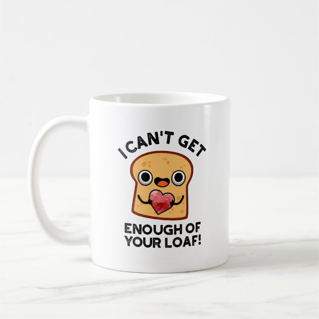 Taza De Café No puedo obtener suficiente de tu divertido bollo  (Izquierda)