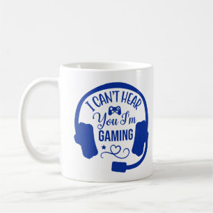Taza De Café No puedo oírte estoy jugando a juegos de azar, vid