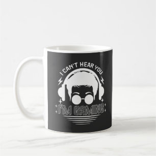 Taza De Café No puedo oírte Estoy jugando Juegos divertidos par