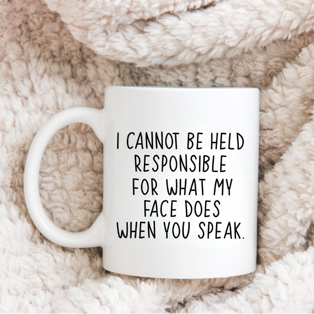 Taza De Café No puedo ser responsabilizado por lo que hace mi c (Subido por el creador)