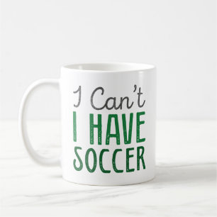 Taza De Café No puedo tener fútbol