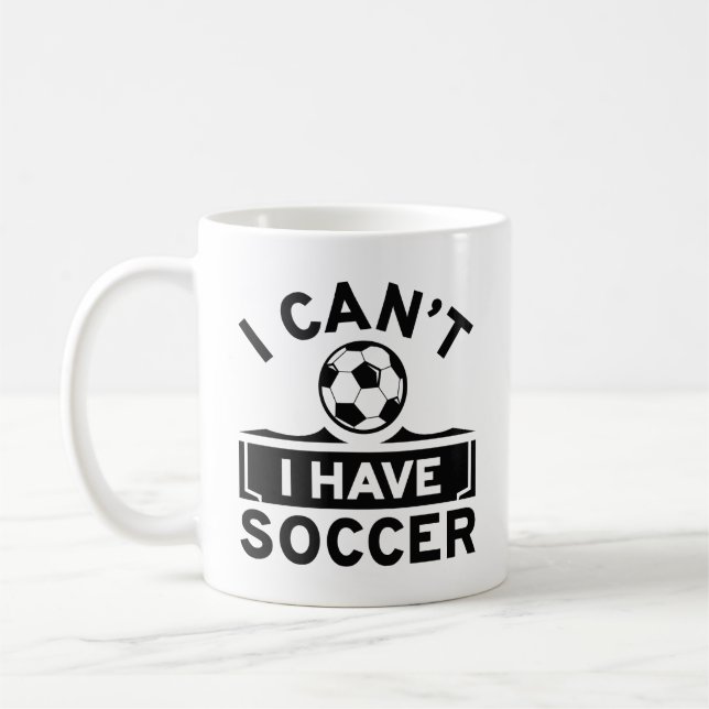 Taza De Café No puedo tener fútbol (Izquierda)