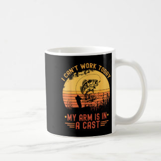 Taza De Café No Puedo Trabajar Hoy Mi Brazo En Un Yeso Divertid