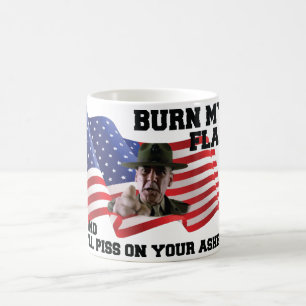 Taza De Café No quemes mi bandera