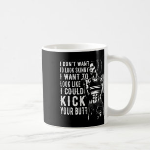 Taza De Café No quiero parecer flaco, quiero verme como yo
