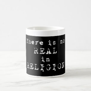Taza De Café ¡No REAL en la RELIGIÓN!