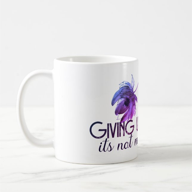 Taza De Café No rendirse (Izquierda)