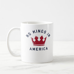 Taza De Café No Reyes En América Antifascismo USA Clásico