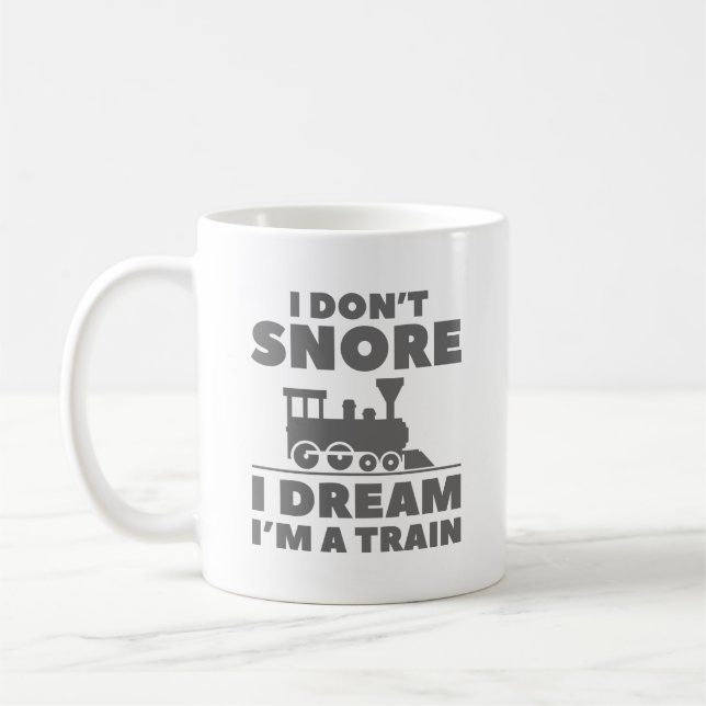 Taza De Café No ronco sueño que soy un tren (Izquierda)