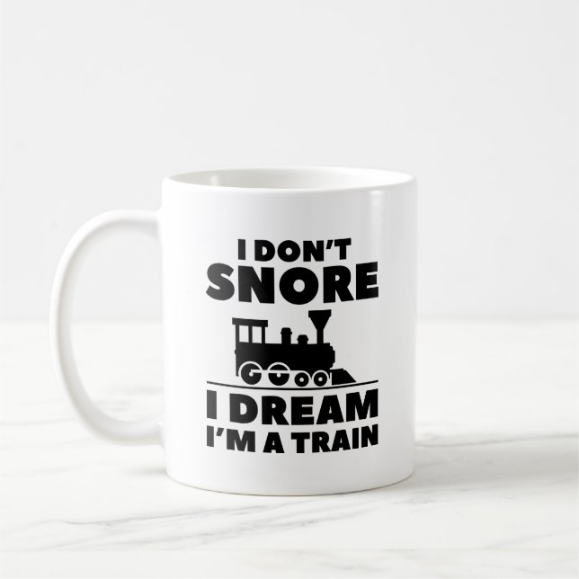 Taza De Café No ronco sueño que soy un tren (Izquierda)