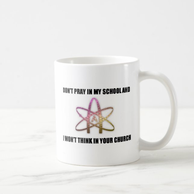 Taza De Café No ruegue en mi escuela (Derecha)