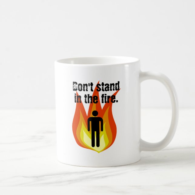 Taza De Café No se coloque en el fuego (Derecha)