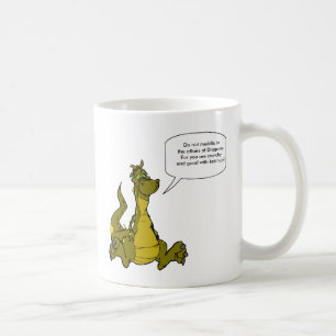 Taza De Café No se entrometa en los asuntos de dragones