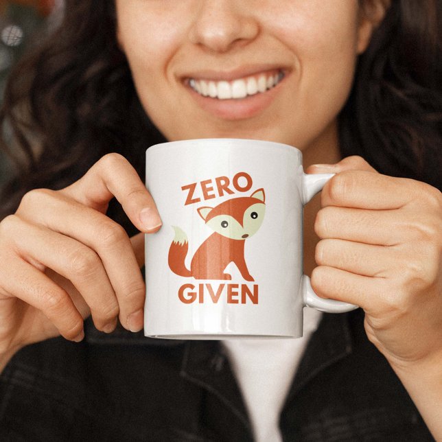 Taza De Café No se ha dado nada a Fox (Zero Fox Given Mug)