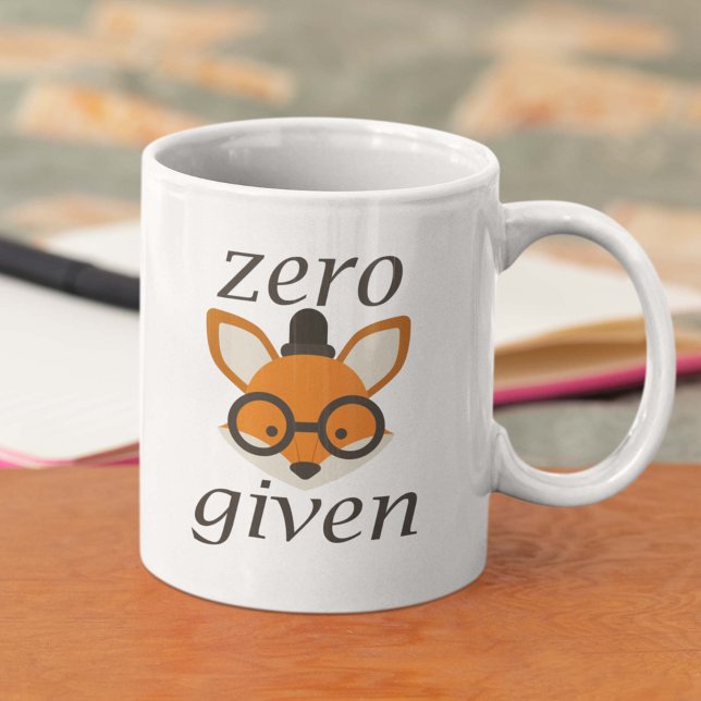 Taza De Café No se ha dado nada a Fox (Zero Fox Given Mug)