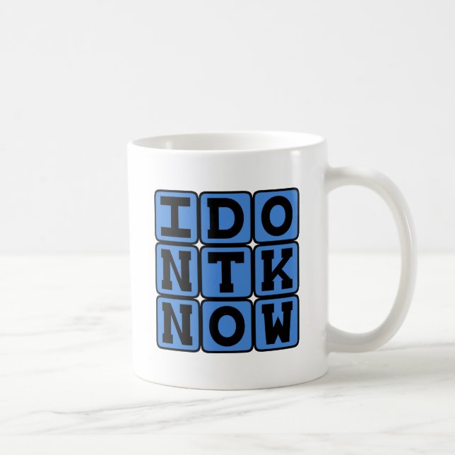 Taza De Café No sé, Ignorancia (Derecha)