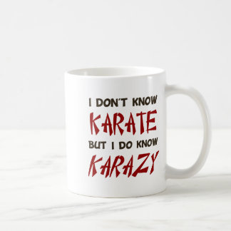 Taza De Café No Sé Karate Pero Sí Conozco Camiseta Loca
