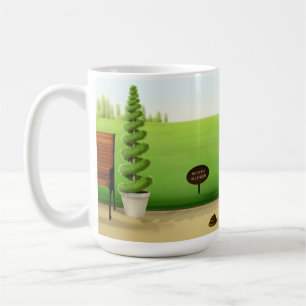 Taza De Café "No se permiten perros", piscina de perro en un he