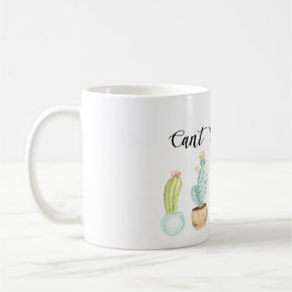 Taza De Café No se puede tocar esto | Acuarela de Cactus
