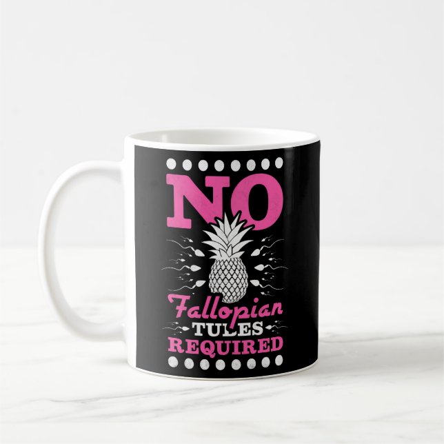 Taza De Café No se requiere Tubos Falópicos Ivf de piña (Izquierda)