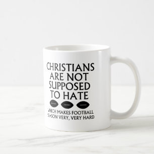 Taza De Café No Se Supone Que Los Cristianos Odien El Fútbol