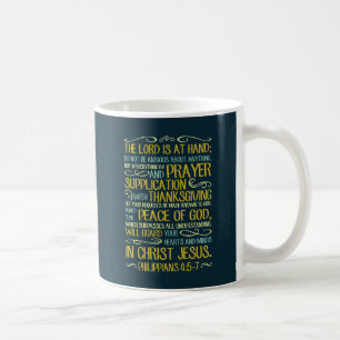 Taza De Café No sea - 4:5 de los filipenses - 7 ansiosos