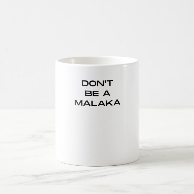 Taza De Café No seas griego malaka diciendo (Centro)