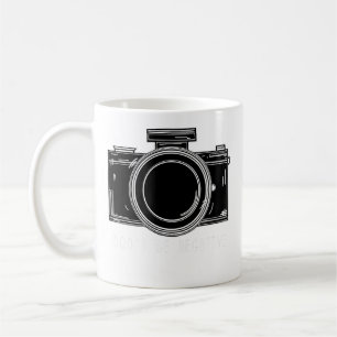 Taza De Café No seas negativa divertida cámara de fotografía pa