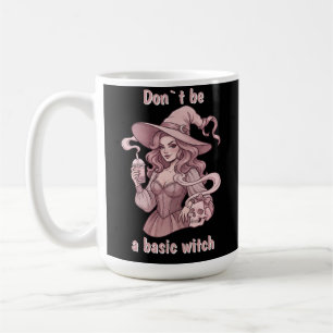 Taza De Café No Seas una Bruja Básica - Té de Boba Sassy y Cala