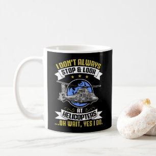 Taza De Café No Siempre Me Detesto Y Miro Helicópteros Cobre