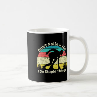 Taza De Café No sigas haciendo cosas estúpidas retro vintage