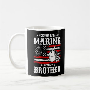 Taza De Café No Solo Es Un Marino Es Mi Hermano Patriótico Dive
