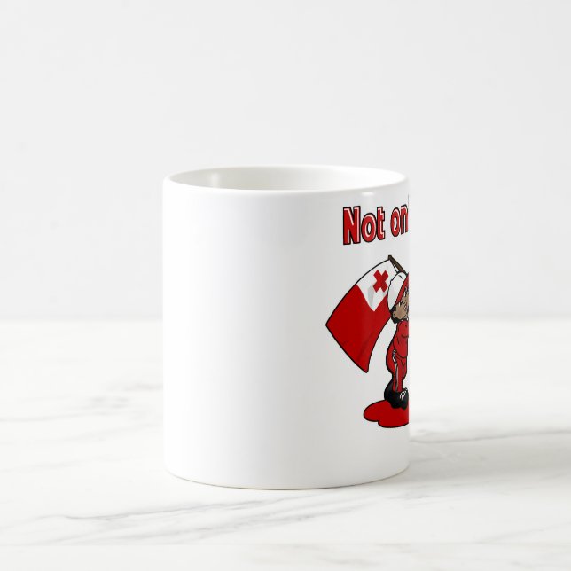 Taza De Café No sólo soy lindo yo soy tongano también (Centro)