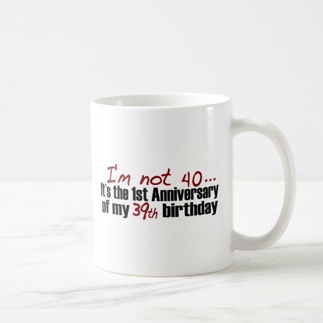 Taza De Café No soy 40 (Derecha)
