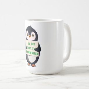 Taza De Café No soy bajo, soy tamaño pingüino