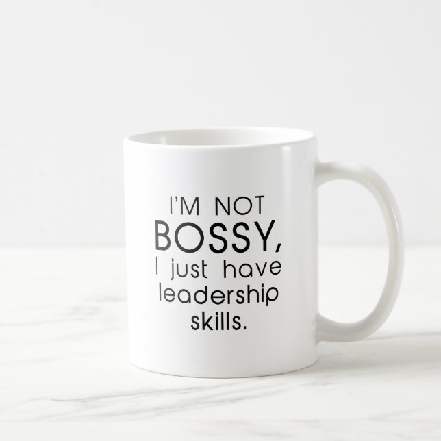 Taza De Café No soy Bossy (Derecha)