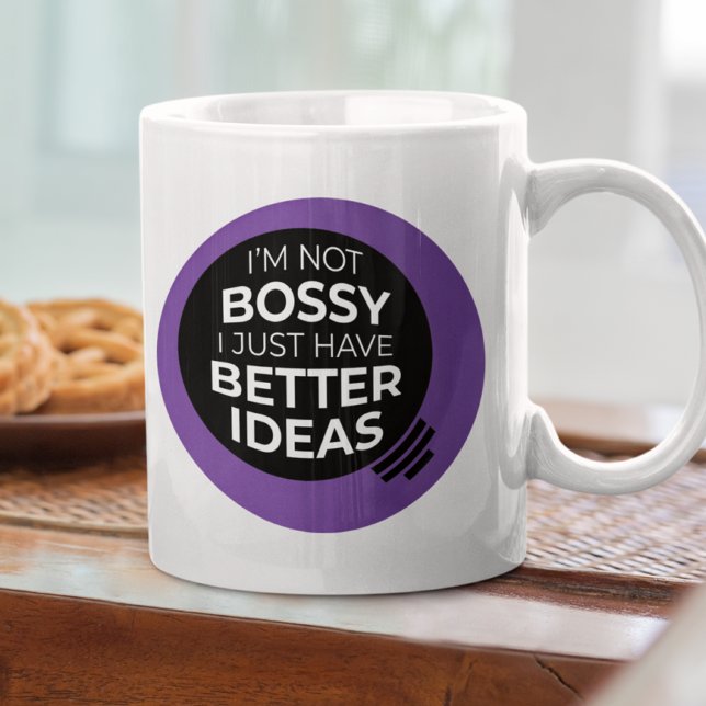 Taza De Café No soy Bossy... Mug (v2) (Subido por el creador)