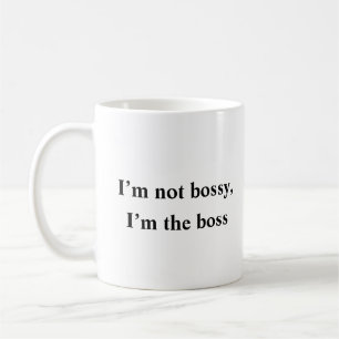 Taza De Café No soy Bossy, soy el Jefe - Audaz Office Mug
