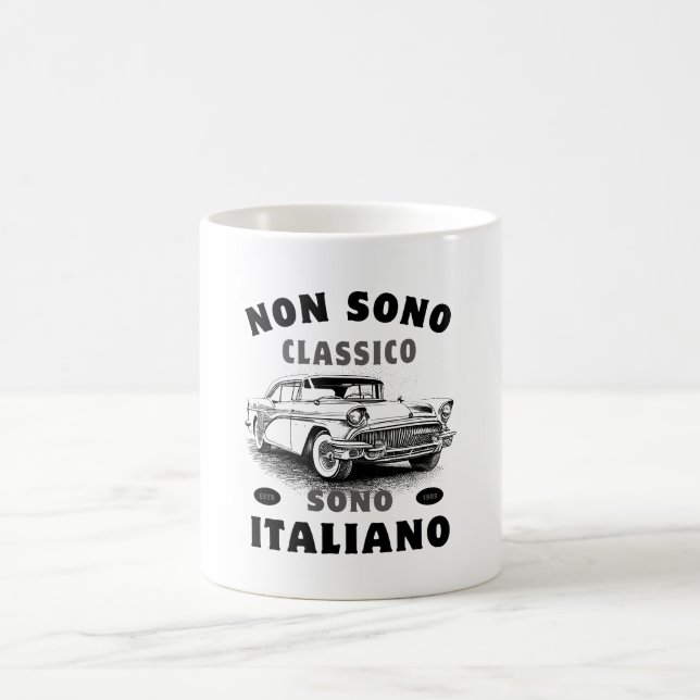 Taza De Café No soy clasico, soy italiano: Sono Italiano (Centro)