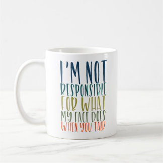 Taza De Café No soy divertido responsable