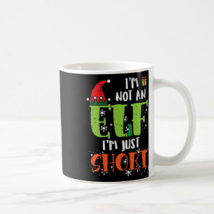 Taza De Café No Soy Elf, Sólo Navidades Graciosos Y Cortos Homb